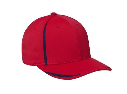 Pacific Headwear M3 Performance Flexfit® Cap (472F), Color 'RedNavy'